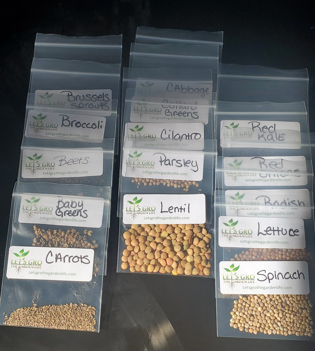15 Seed Pack- Cool Weather Crops